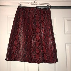 Marc Jacobs Real Snakeskin Skirt